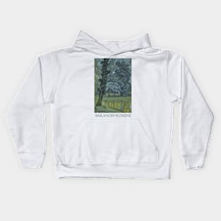 Futuristic Landscape by Vladimir Baranoff-Rossine Kids Hoodie